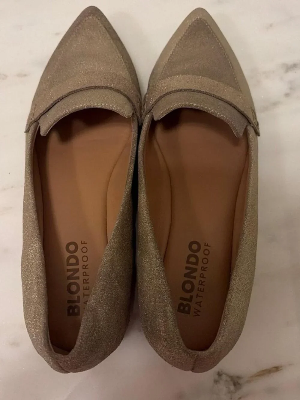 Blondo Women's Gold Loafers